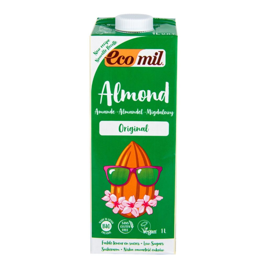 BIO nápoj ze sladkých mandlí 1l Ecomil